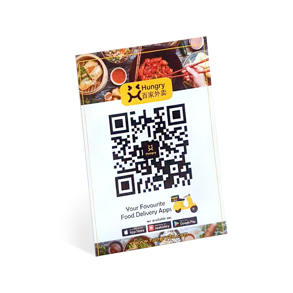 Table Standee - Delivery App